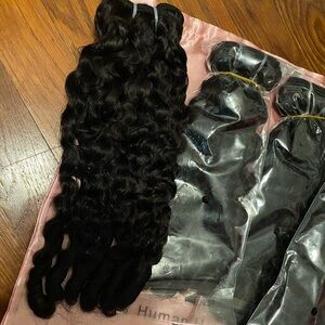 Luxurious Black Curly Hair Extensions